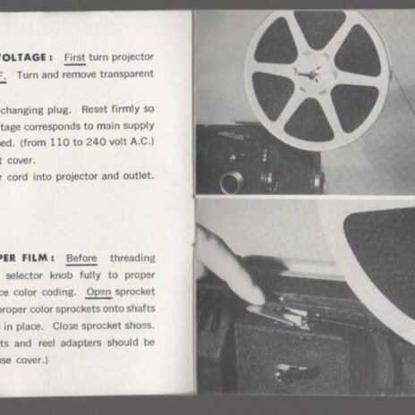 Gold Crest Projector 8 & Super 8 Film Manual used