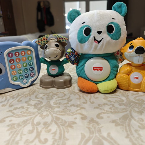 Fisher Price Linkimals educational musical animals set of 4 like new