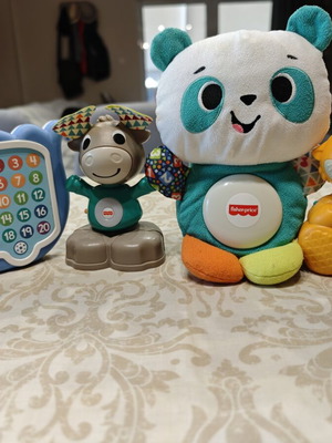 Fisher Price Linkimals educational musical animals set of 4 like new