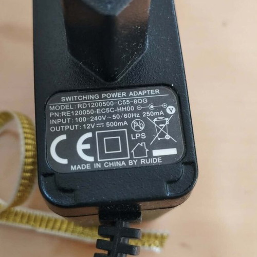 Ruide RD1200500-C55-80G adapter transformer like new