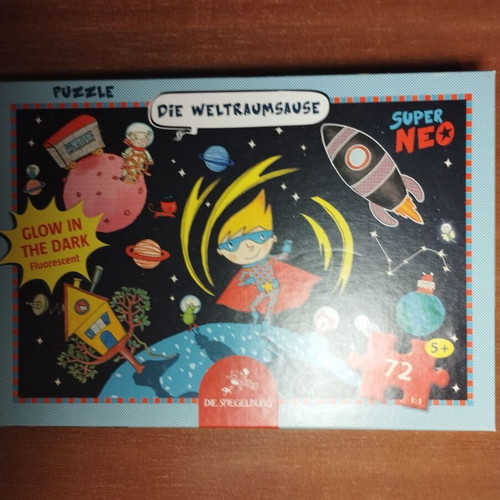 Super Neo puzzle 72 pieces like new, glow in the dark, German made