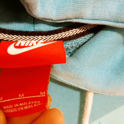 Nike hoodie size M turquoise like new