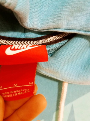Nike hoodie size M turquoise like new