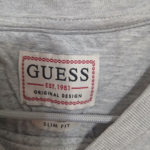 Guess men's grey sweatshirt, size L
