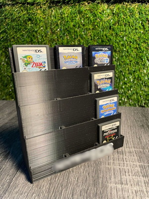 3D Printed Game Cartridge Organizer for Nintendo DS 12 Slots New