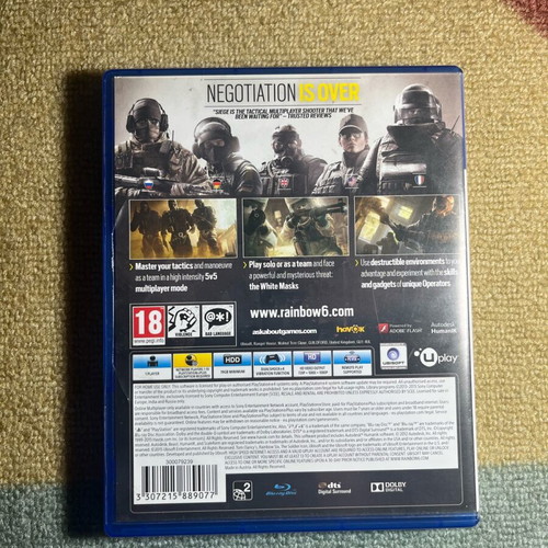 Tom Clancy’s RainbowSix Siege like new for Sony