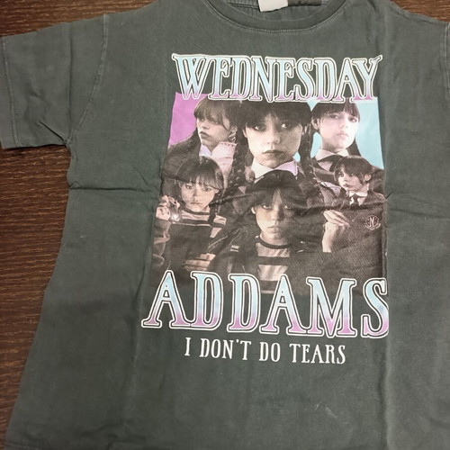 Wednesday Addams Kids T-shirt Zara like new, size 122 cm