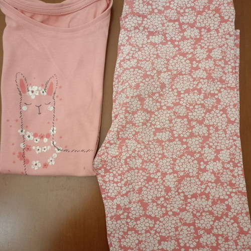 Mothercare pink daily set with lama like new