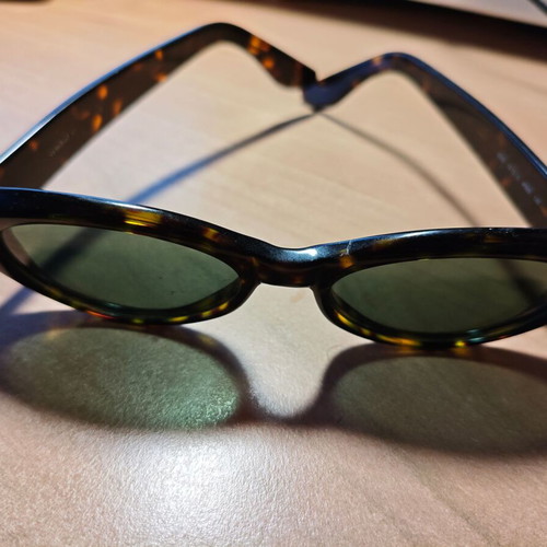 Vintage Symbol sunglasses tortoise shell frame with green lenses used