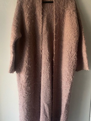 Bershka Long Soft Cardigan Like New Nude Dusty Pink