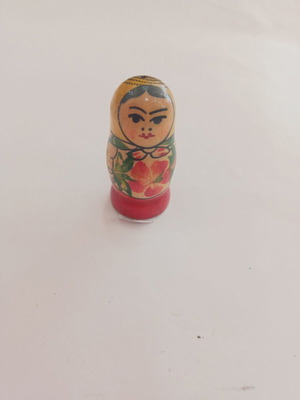 Wooden Babushka Miniature Figure like new