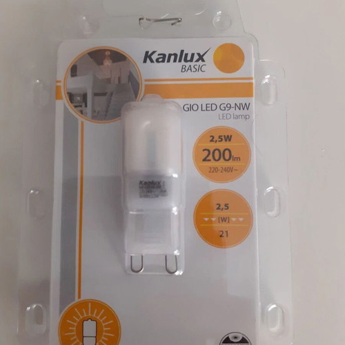 Λάμπες LED G9 2.5watt Ουδέτερο Λευκό Πακέτο 16 Καινούργιες