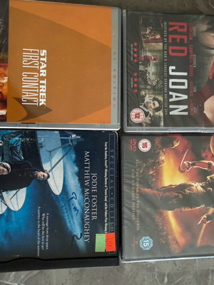 Star Trek First Contact DVD πακέτο μεταχειρισμένο με Contact, Red Joan, Riddick
