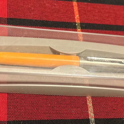 Parker Jotter pen new orange silver with blue medium ink