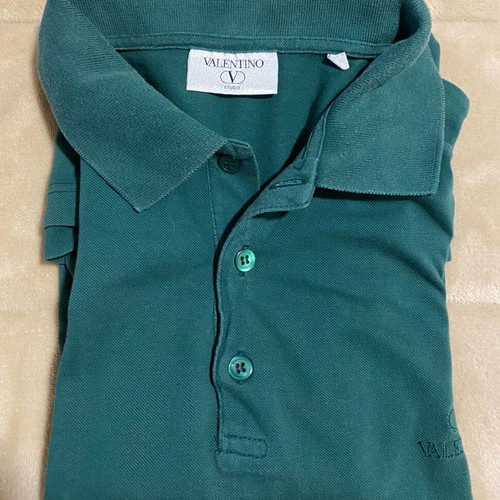 Valentino polo shirt size XL used, green