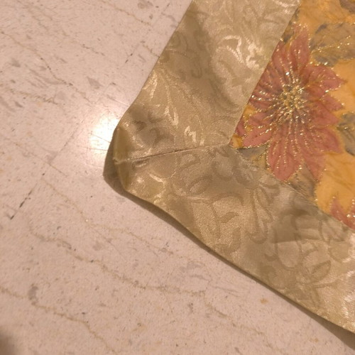 Polyester table runners set used, 3 pieces