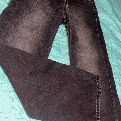Washed Black Boyfriend Wide Leg Jeans Zara size XS like new