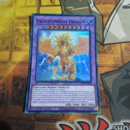 Enlightenment Dragon LEDE super rare κάρτα σαν καινούργιο