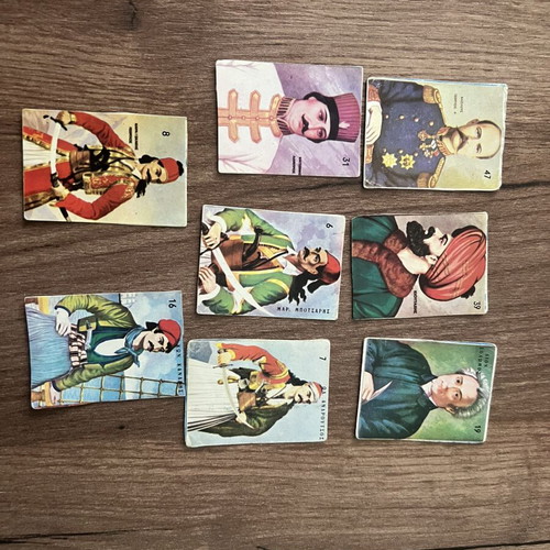 National Heroes Stickers pack of 24 like new from 70s collection