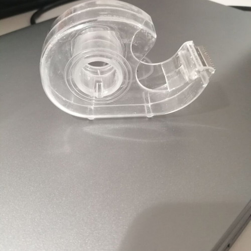 Plastic small tape dispenser used