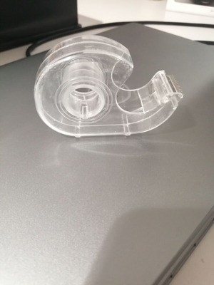 Plastic small tape dispenser used