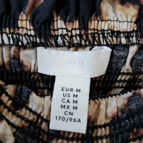 H&M cotton women's dress like new with smocking size M