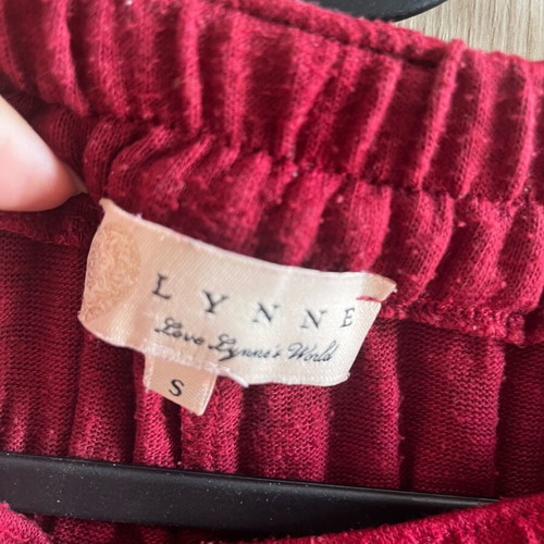 Lynne women's pants used, red, size S