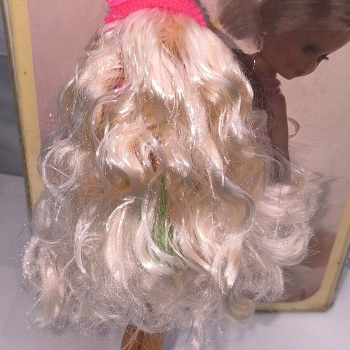 Bibibo doll used with long hair and beach swimsuit