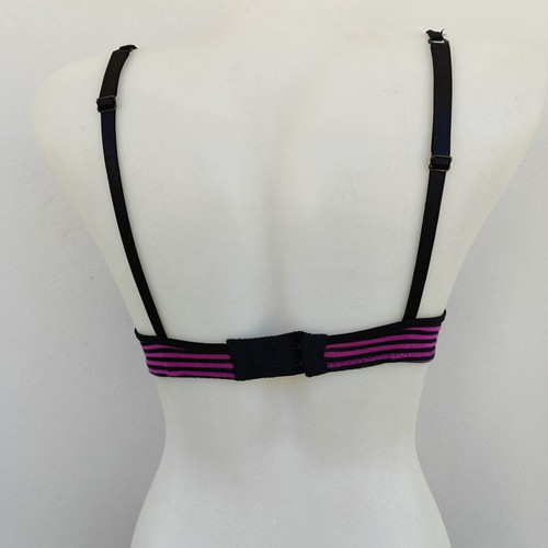 Vintage Youth Bra Size 65B Like New, Fuchsia and Black