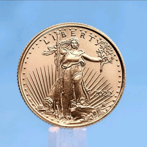 American Eagle Gold Coin 2022 1/10 oz Fine Gold Type 2 new