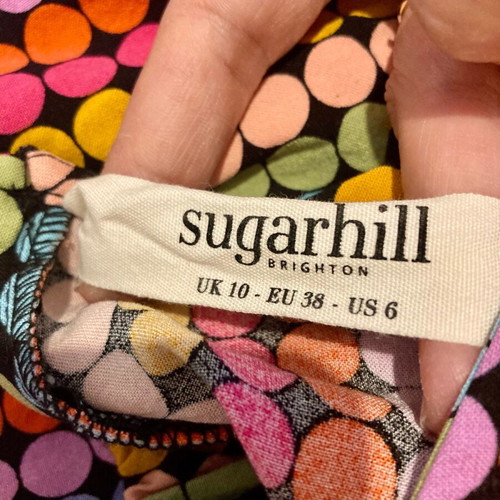 Sugarhill Brighton Lorelei mini dress new, 100% viscose, colorful