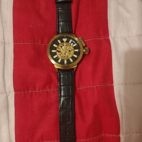 Invicta Corduba 7136 vintage men's watch used, automatic skeleton