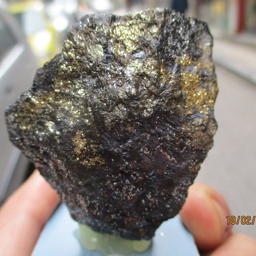 Pyrite, Galena, Sphalerite mineral new 3 in 1, size 7 cm