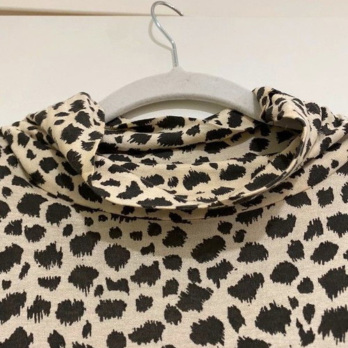 Mango midi dress animal print new, size Small