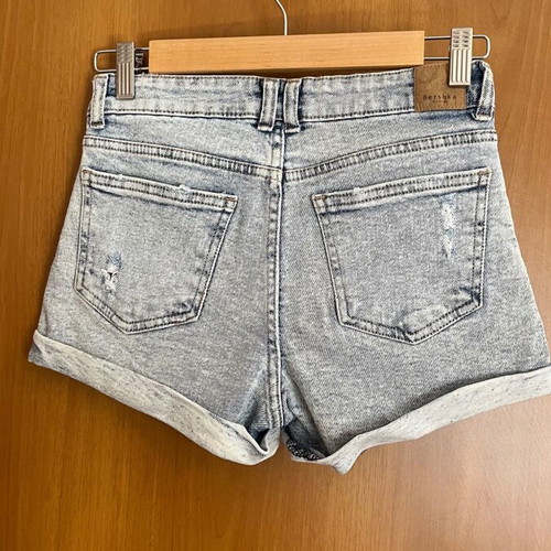 Bershka blue shorts used, size XS