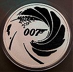  James Bond 007 1oz .999 SILVER