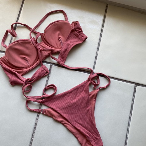 Decoro swimsuit sapio milo color, new, ribbed thin fabric
