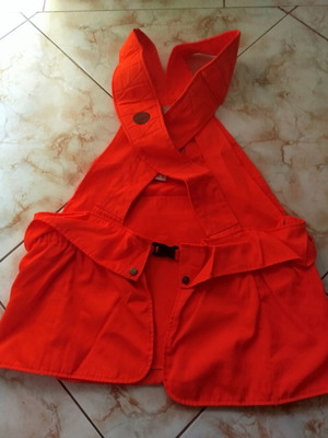 Hunting orange vest ZARK HELLAS No XL new with straps and pockets