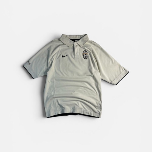 Nike Vintage Y2K Juventus FC Polo Shirt used, 2006 pre match