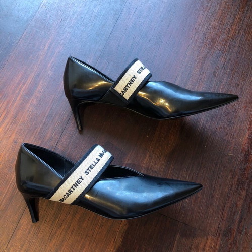 Stella McCartney black pumps size 37 new, vegan leather