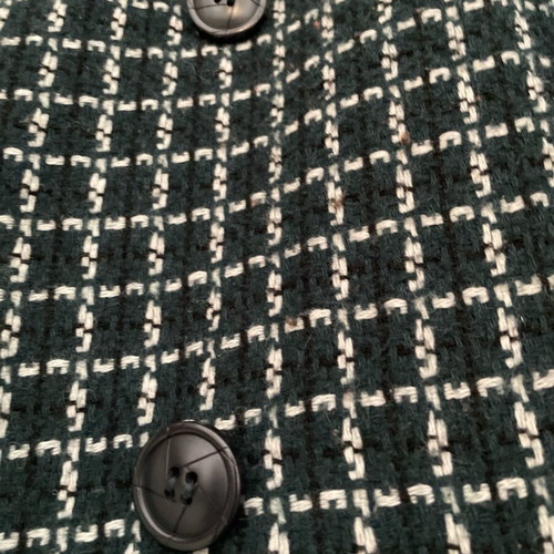 Attrattivo checked coat like new, size M, green