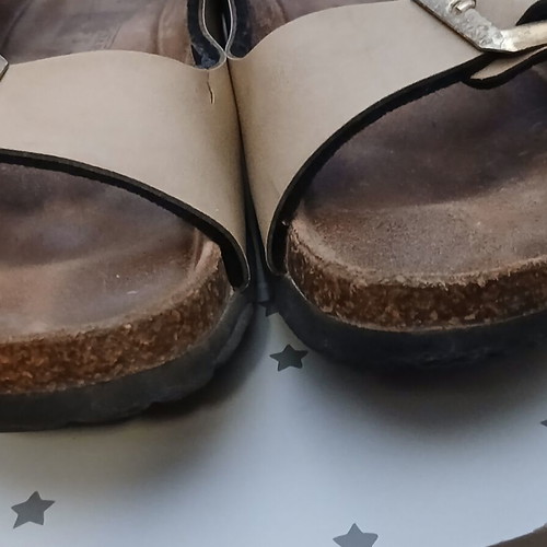 Goldstar beige women's anatomical sandals size 38 used