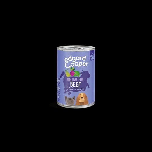 Edgard Cooper Beef Adult Wet Food 400gr new, factory sealed