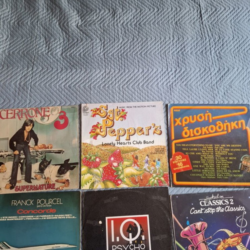 Vinyl records used, 43 foreign albums excluding Gallagher and Yanni