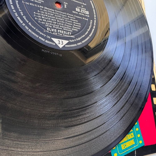 Elvis Presley Blue Hawaii LP 1st UK 1961 Mono used, pop
