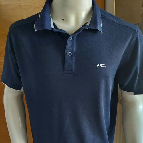 Kjus Stan men's polo shirt 2XL like new, dark blue