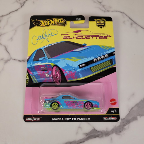 Hot Wheels Mazda RX7 FC Pandem Blue Premium Silhouettes new