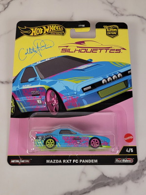 Hot Wheels Mazda RX7 FC Pandem Blue Premium Silhouettes new