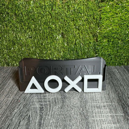 Playstation Portal charging stand new with decorative 3D printed buttons