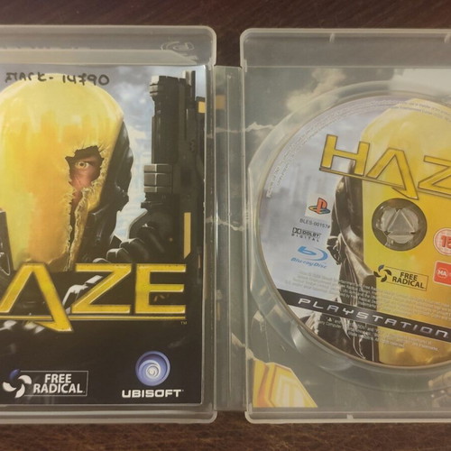 Haze PS3 game used with cover and media signs of use